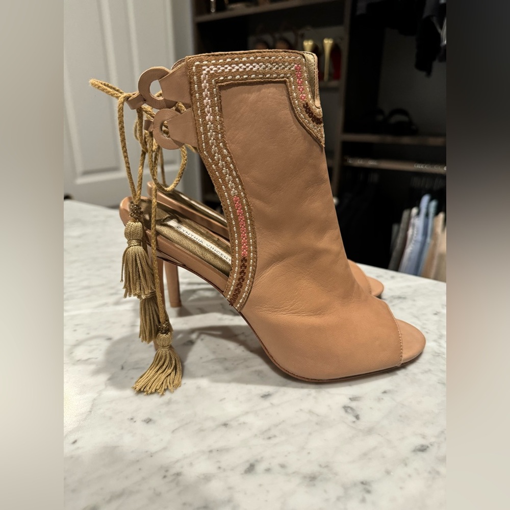 Cynthia Vincent stiletto booties